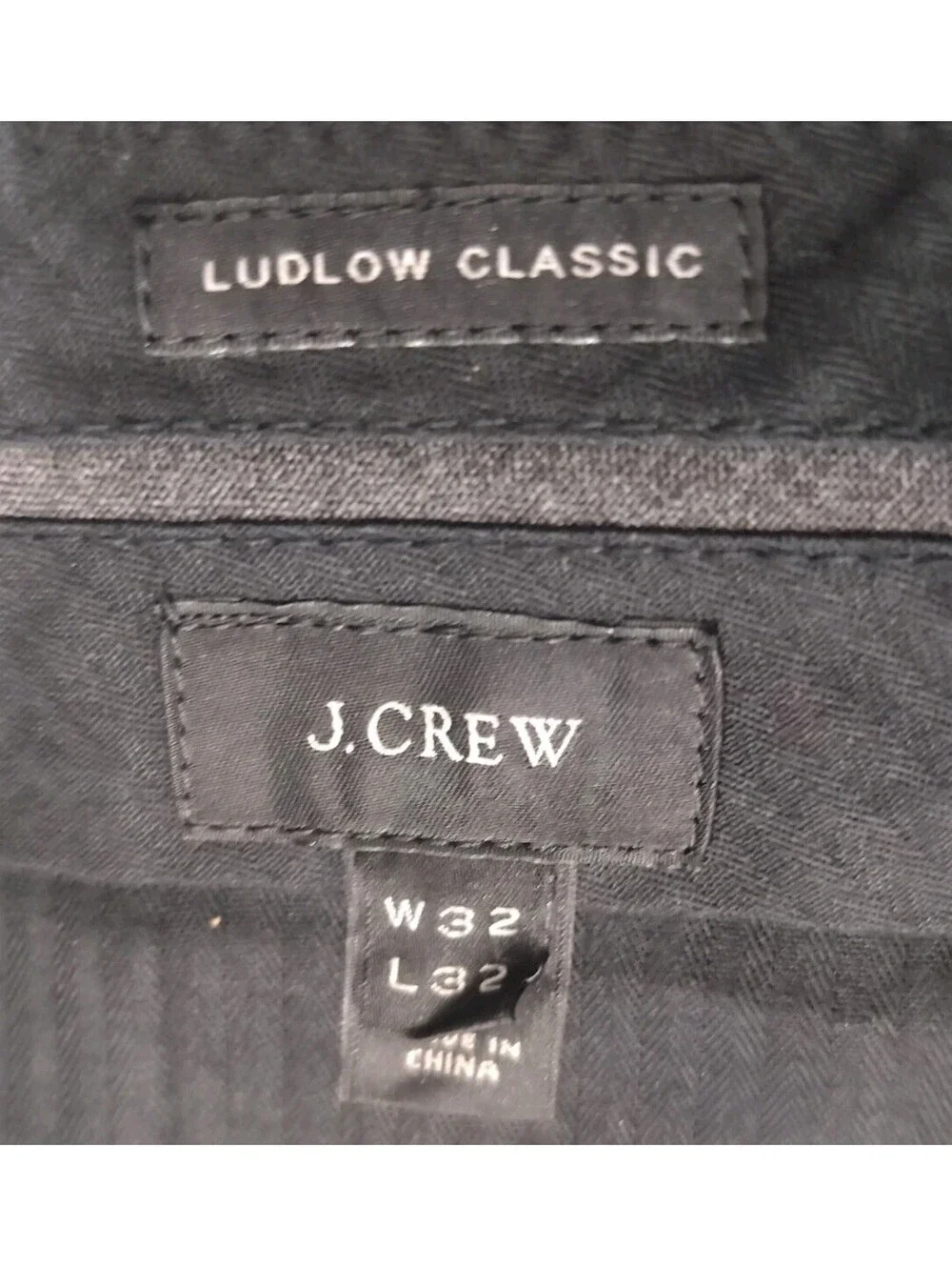 J.Crew Ludlow Slim-fit Suit Pant Italian Wool Blue 32x32 Tollegno 1900 Pristine